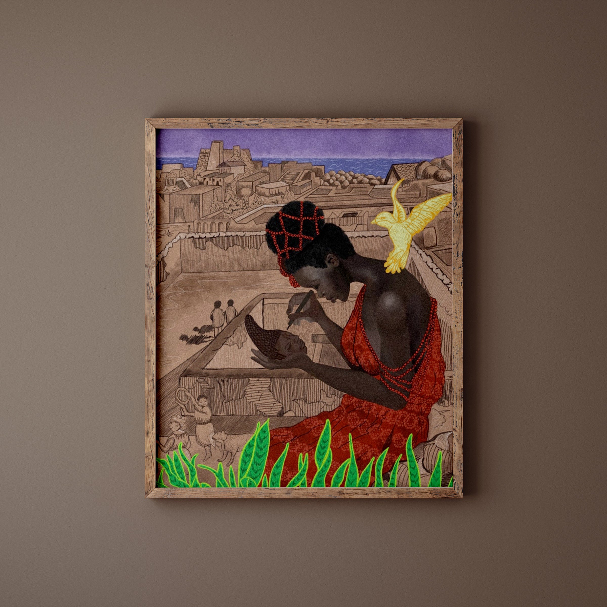 Benin Kingdom Art Print