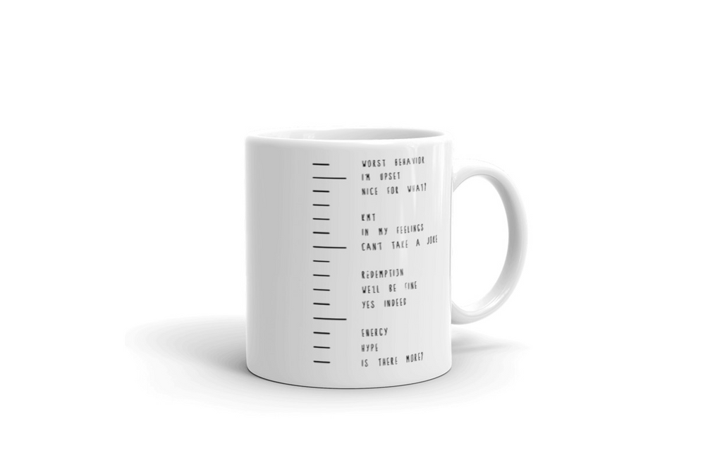 More Caffeine | Plain Mug | Drake