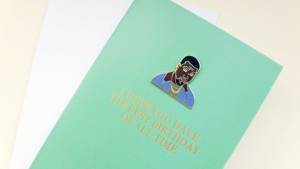 Greatest Birthday Ever | Enamel Pin Greetings Card