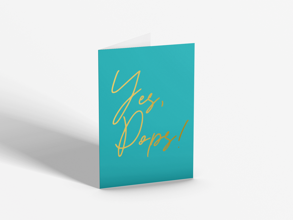Yes, Pops! | Greetings Card