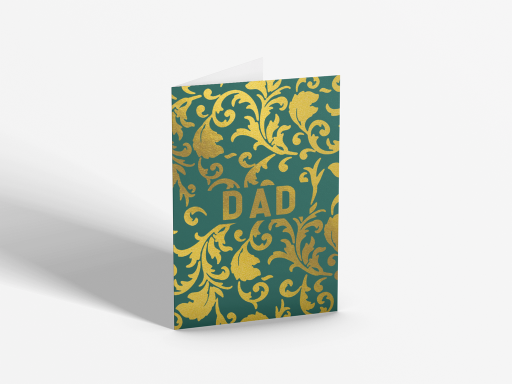 DAD GOLD | Greetings Card