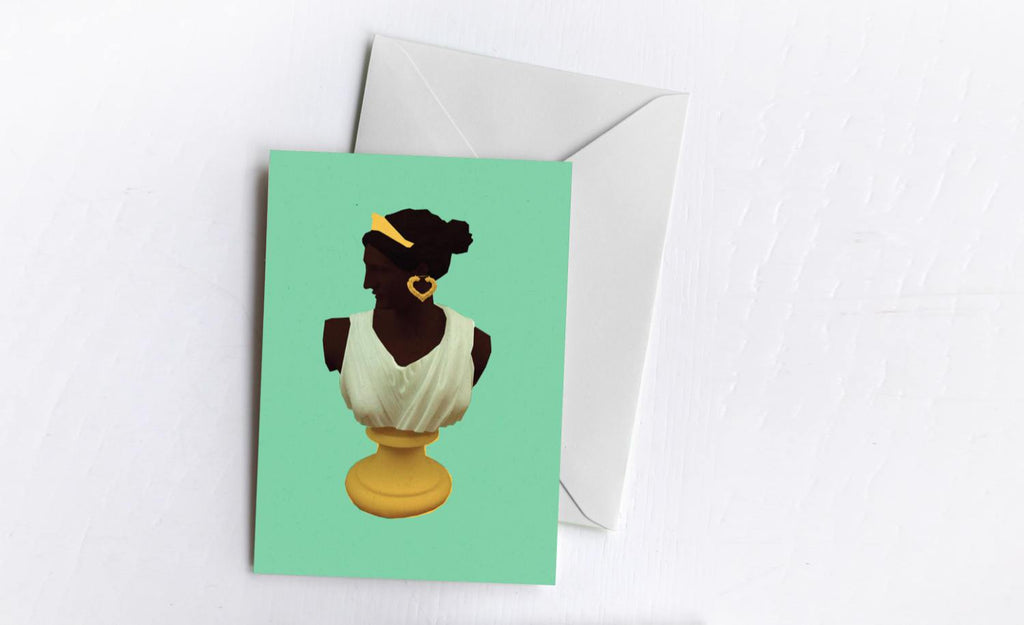 Statuesque | Blank Greetings Card