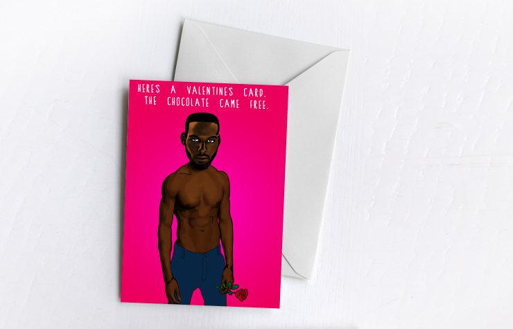 Kofi, Chocolate, Rose | Valentine's Card