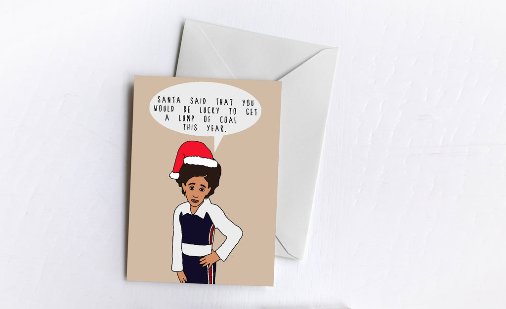 Cardi said, Santa said | Christmas Card