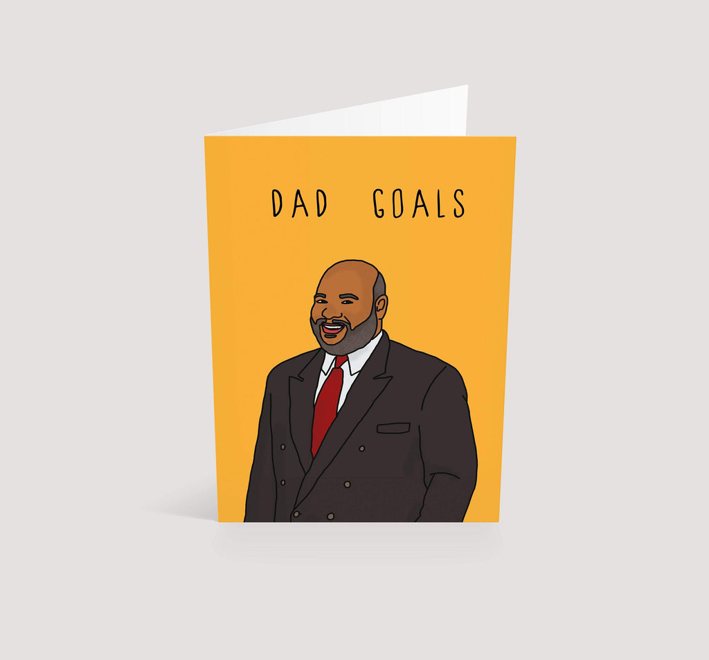 DAD Goals | Greetings Card