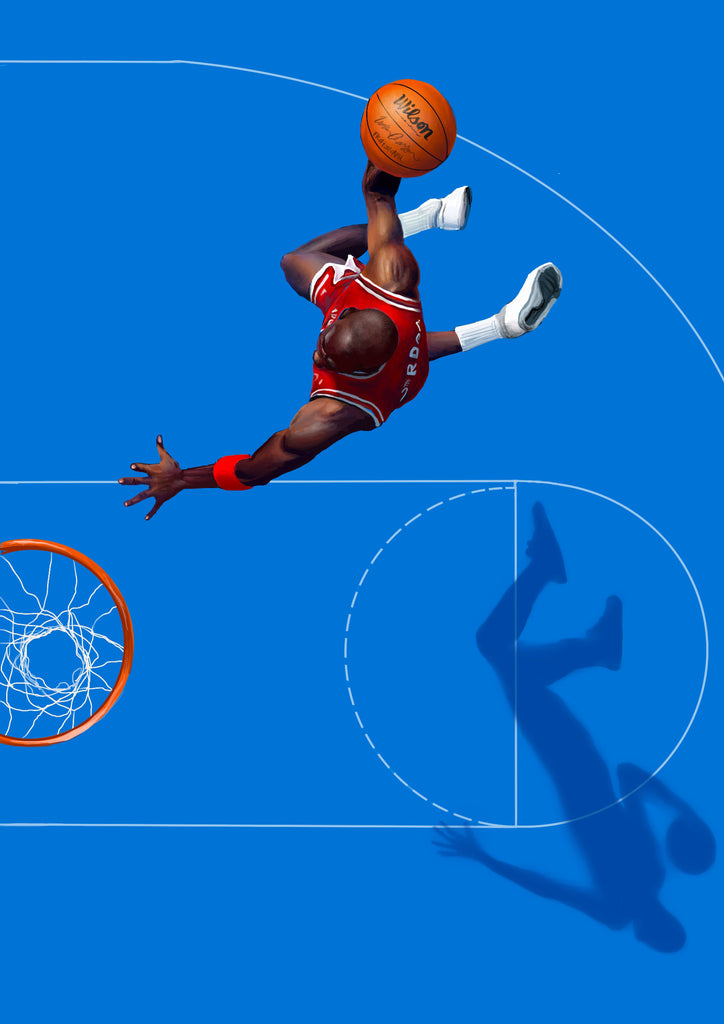 Michael Jordan "Catching Flights"