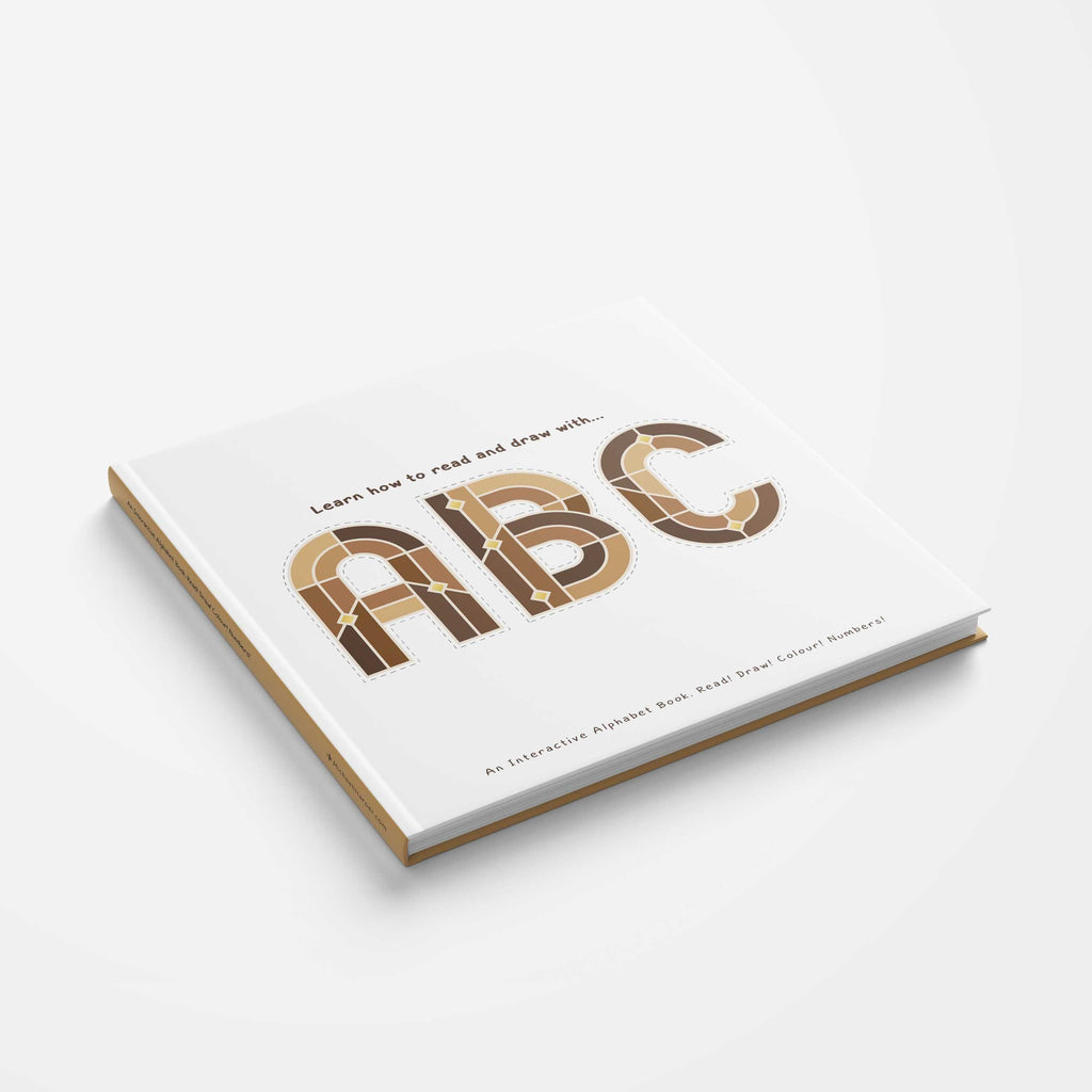 ABC 123 Children's Educational Book And Poster - Vol 1