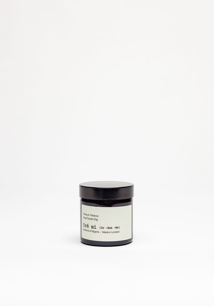 Honey & Tobacco 50g Candle
