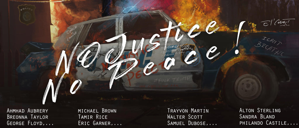 NO JUSTICE NO PEACE T-SHIRT